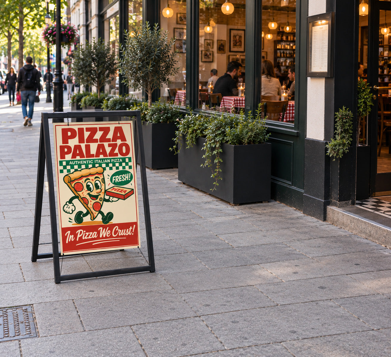 Quick Fold A-Frame Pavement Sign