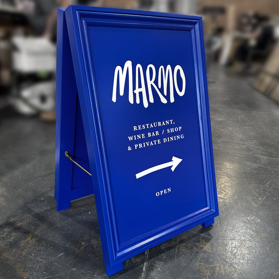 Heavy Duty Wood Sandwich Board Sign