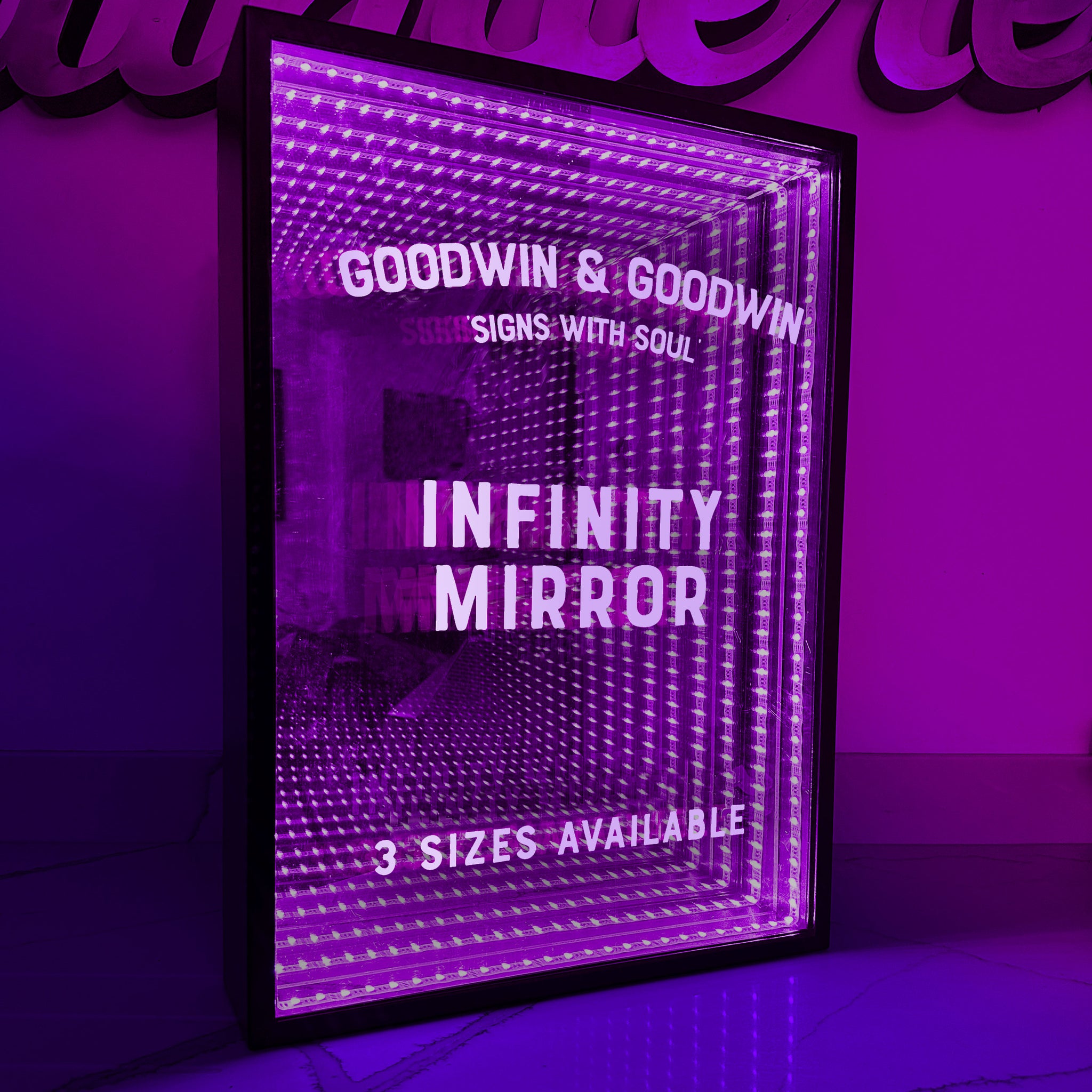 Infinity Mirror Sign