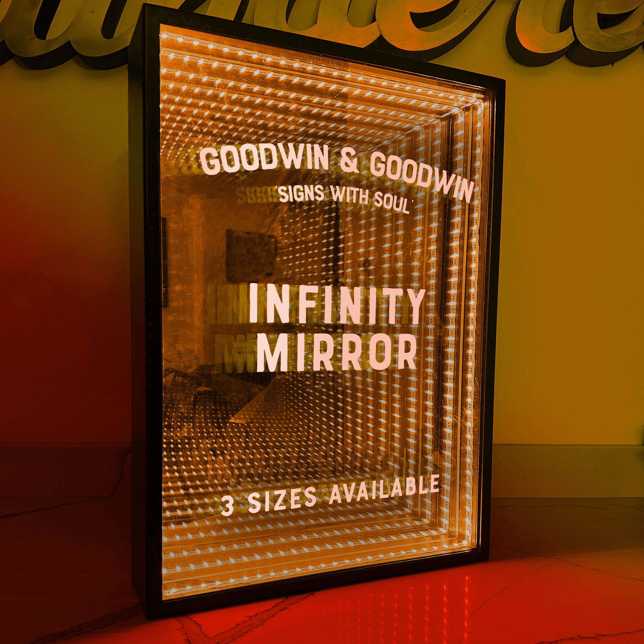 Infinity Mirror Sign