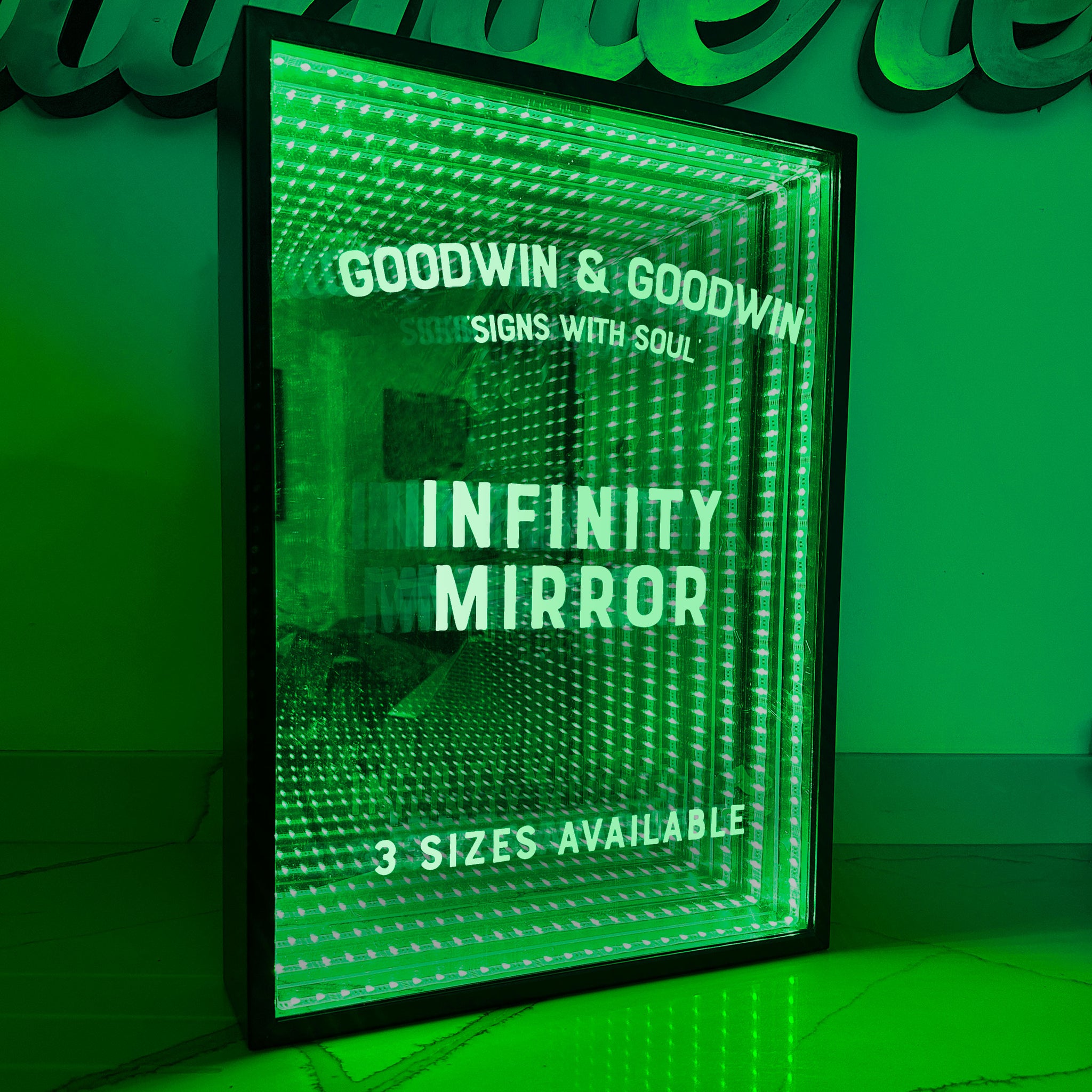 Infinity Mirror Sign