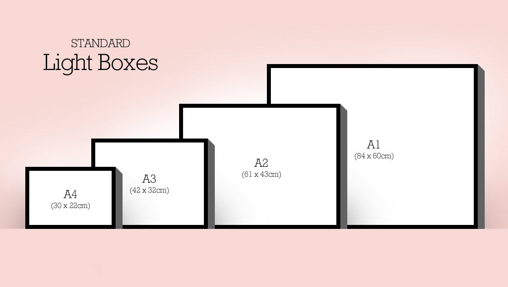 Walnut Light Box - Upload your own design!