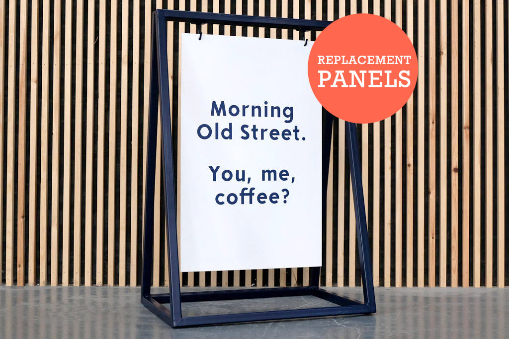 Replacement panels for the Swinging Metal frame 'A Board'