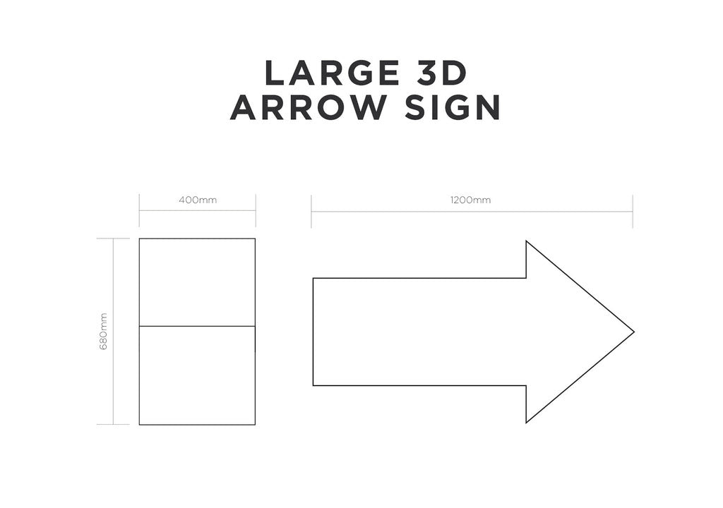 Giant Outdoor Arrow for Events