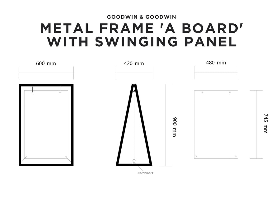 Swing A Board Technical Drawing