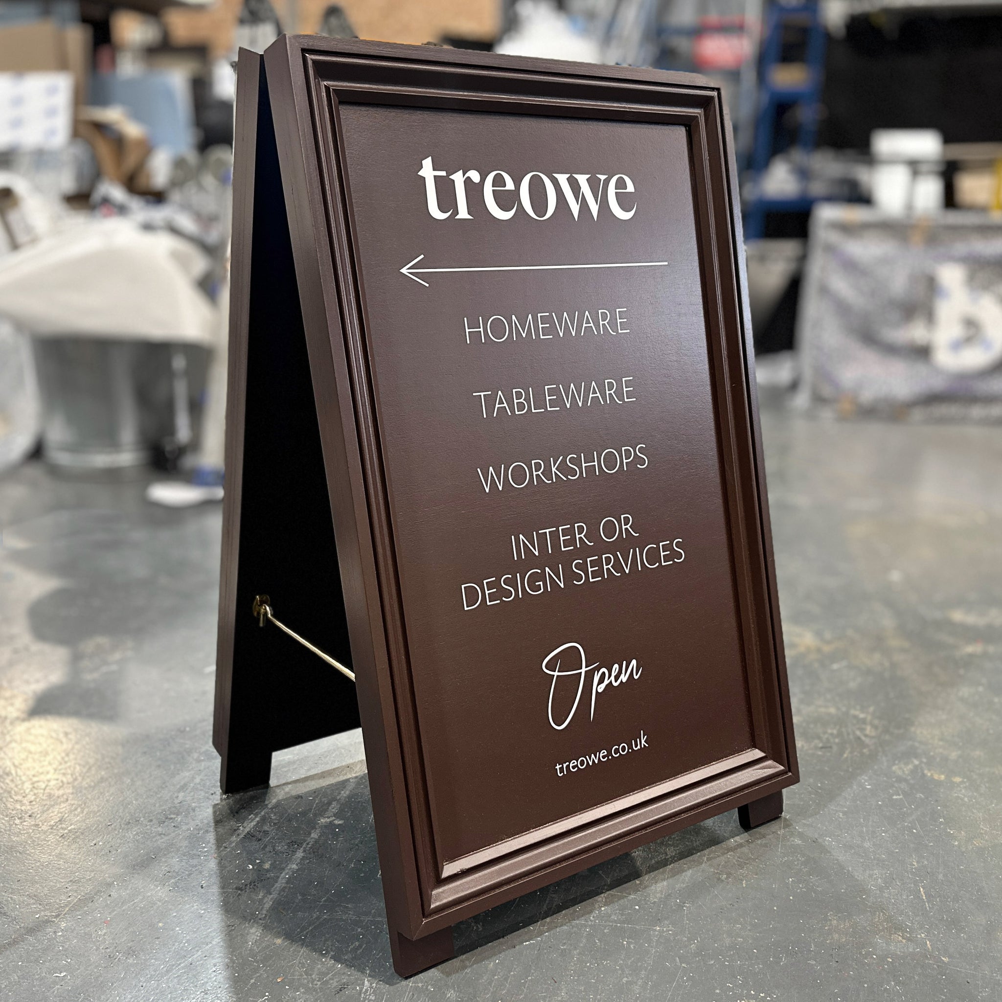 Traditional Wood Sandwich Sign