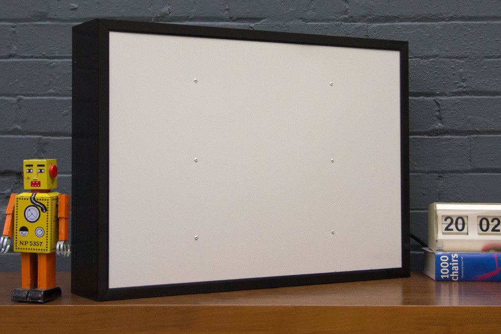 Black Metal Light Box - Upload your own design!