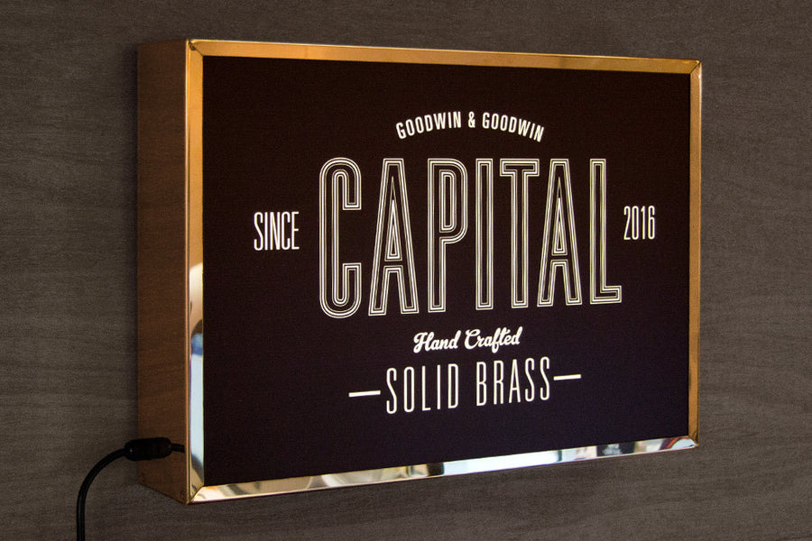 Brass Light Box