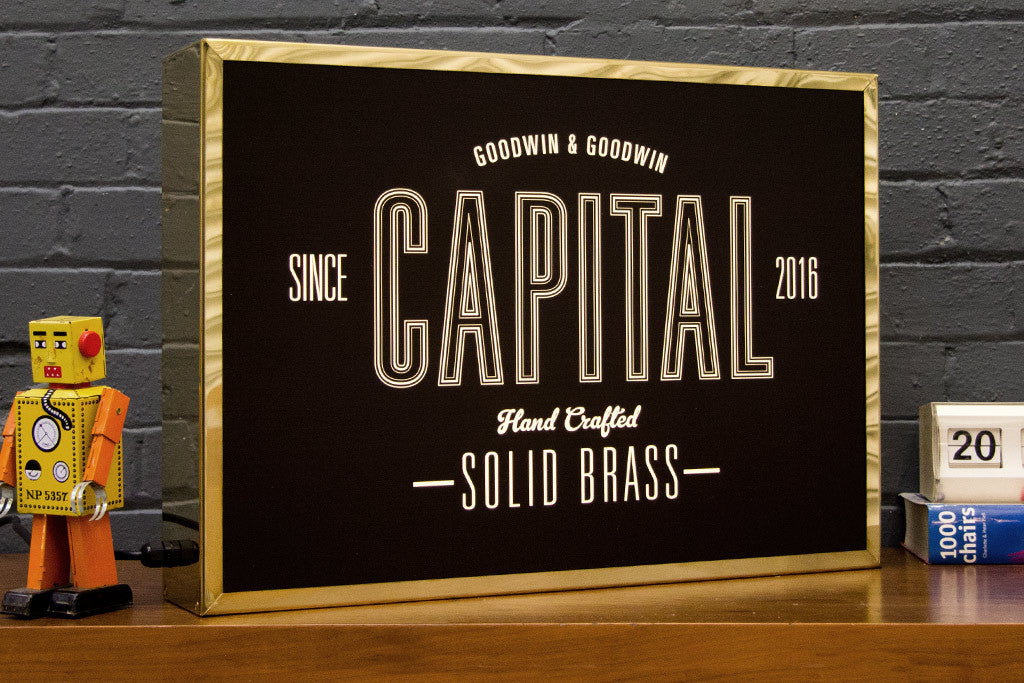 Brass Light Box