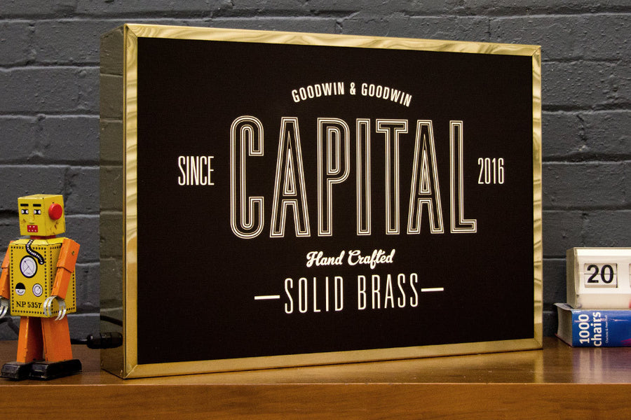 Brass Light Box