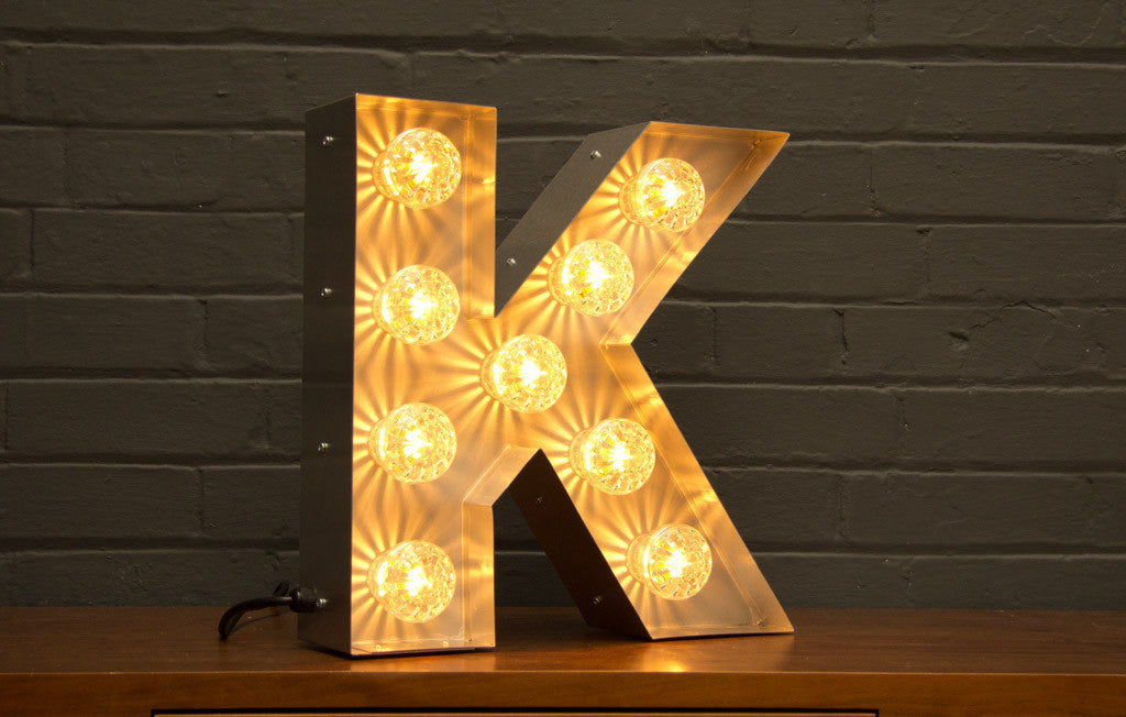 Bulb Letter K