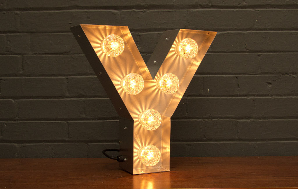 letters lights