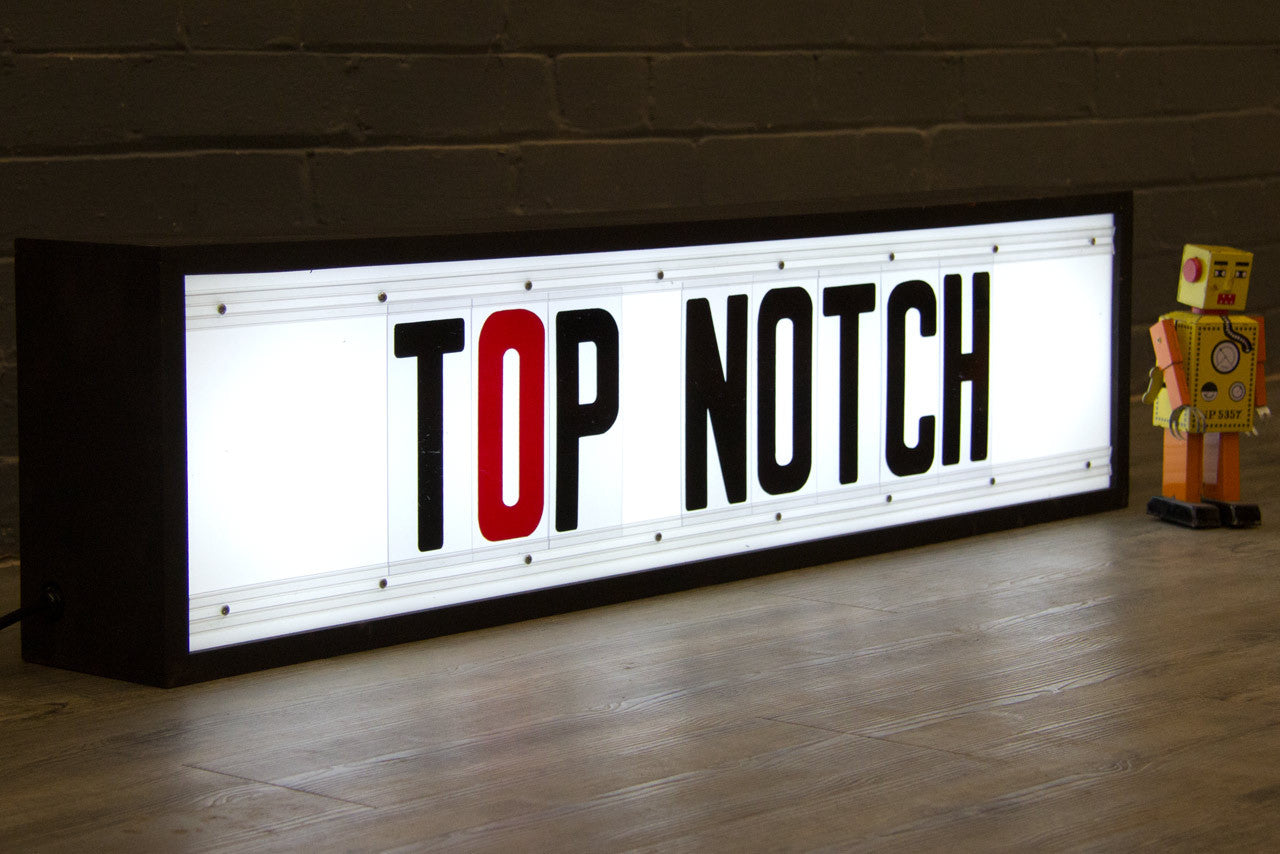 Cinema Light Box with A-Z letters (Single Line) 101x27cm
