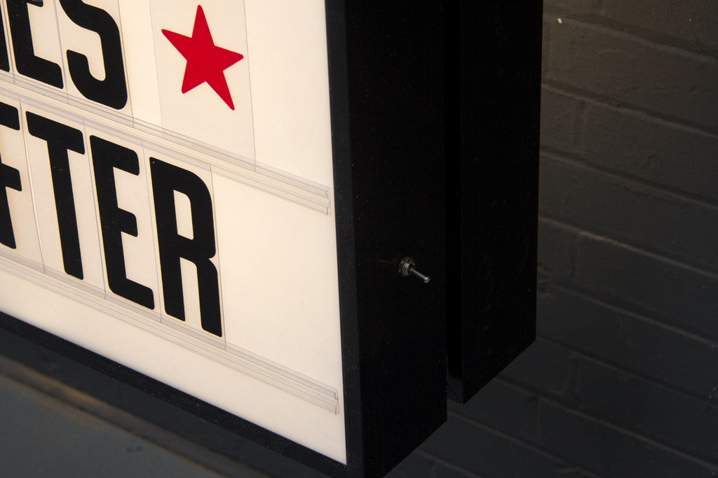 Cinema Light Box & Light Up Arrow