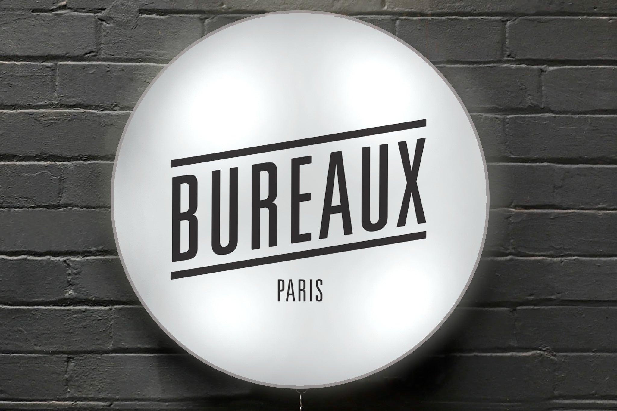 Circle Light Box - 40x40cm Blank - No Design
