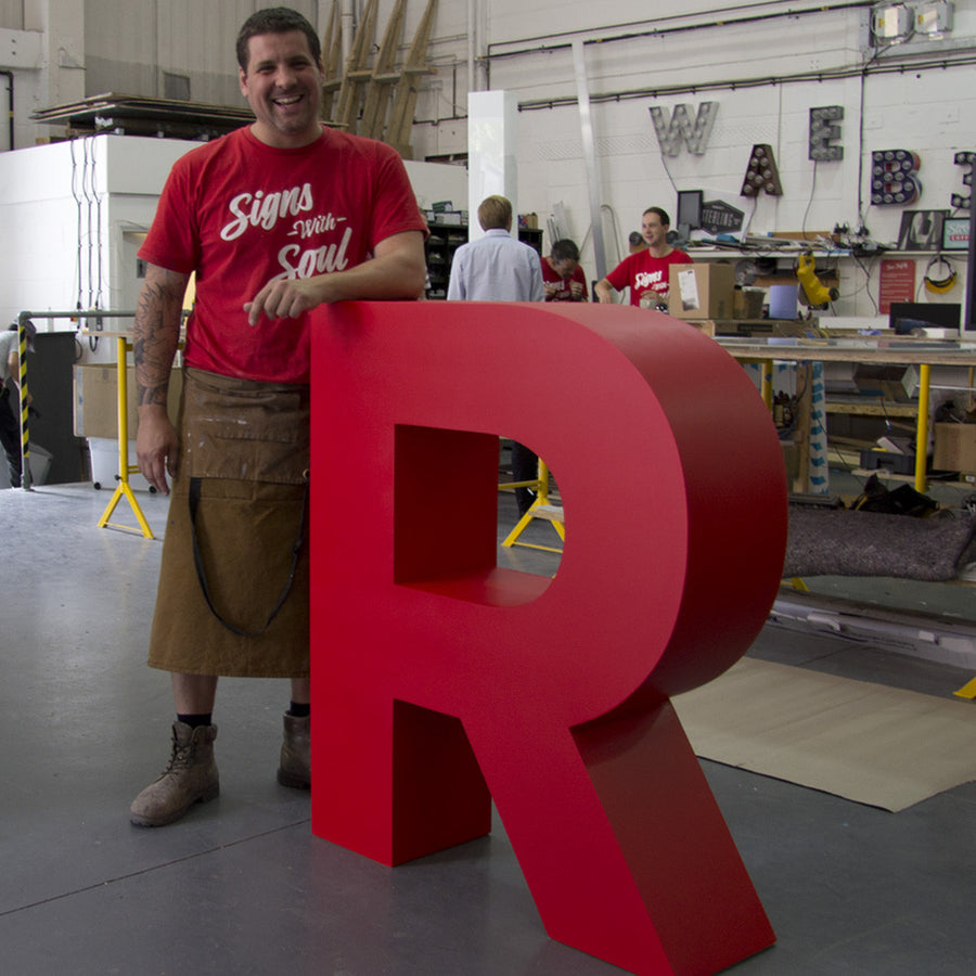 giant letters for events