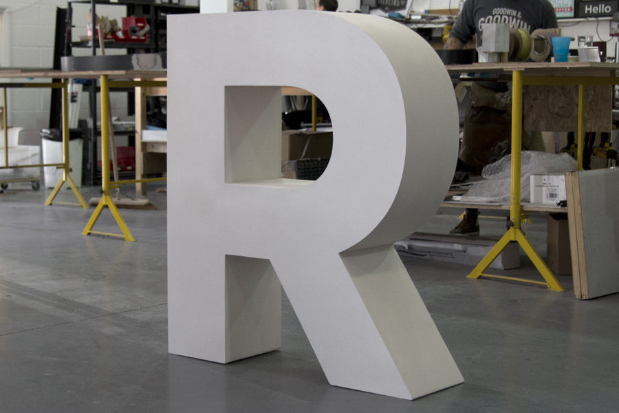 Giant sign letters