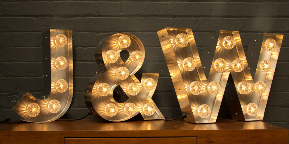 Wedding Light Intials