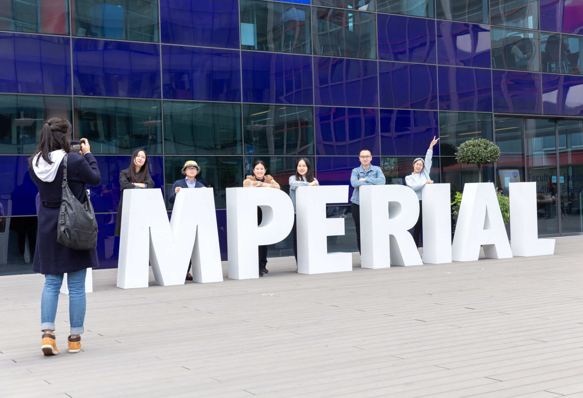 Giant letters for university graaduations