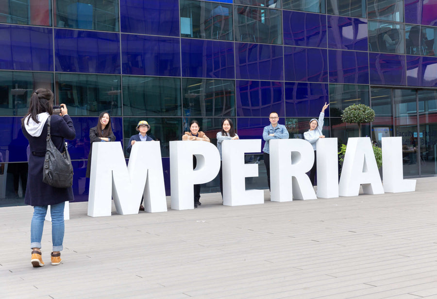Giant letters for university graaduations