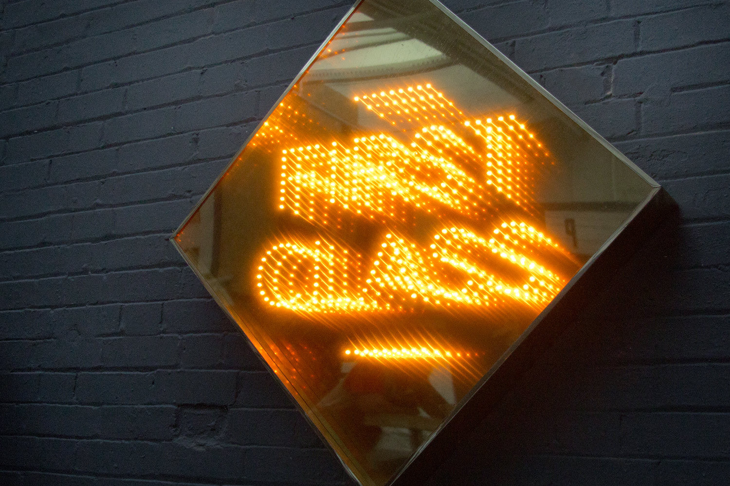 infinity mirror signage