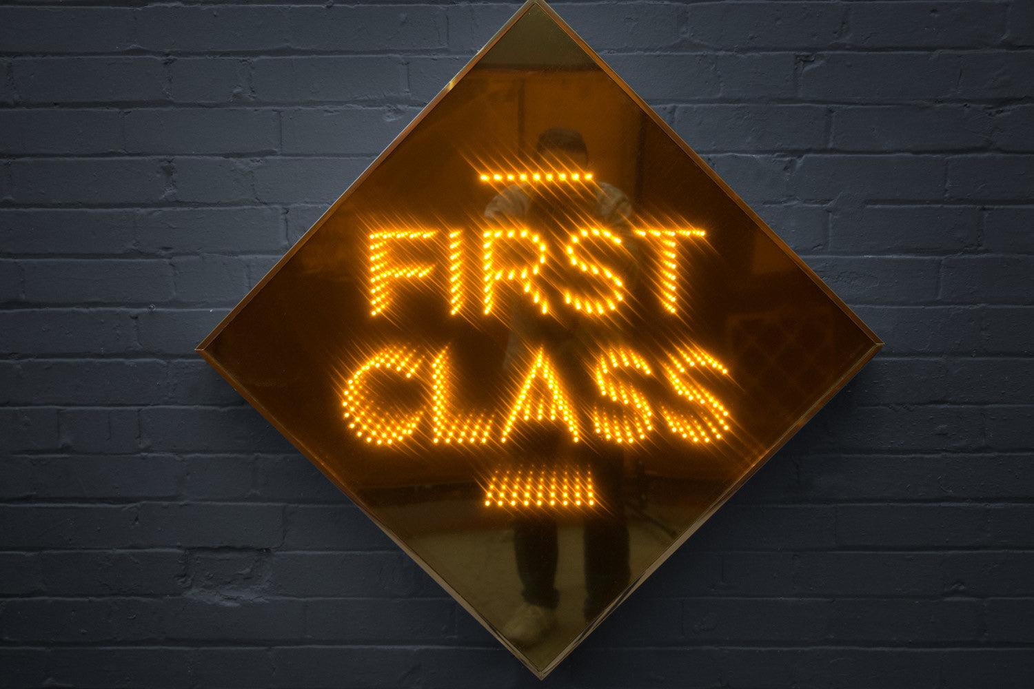 infinity mirror typography