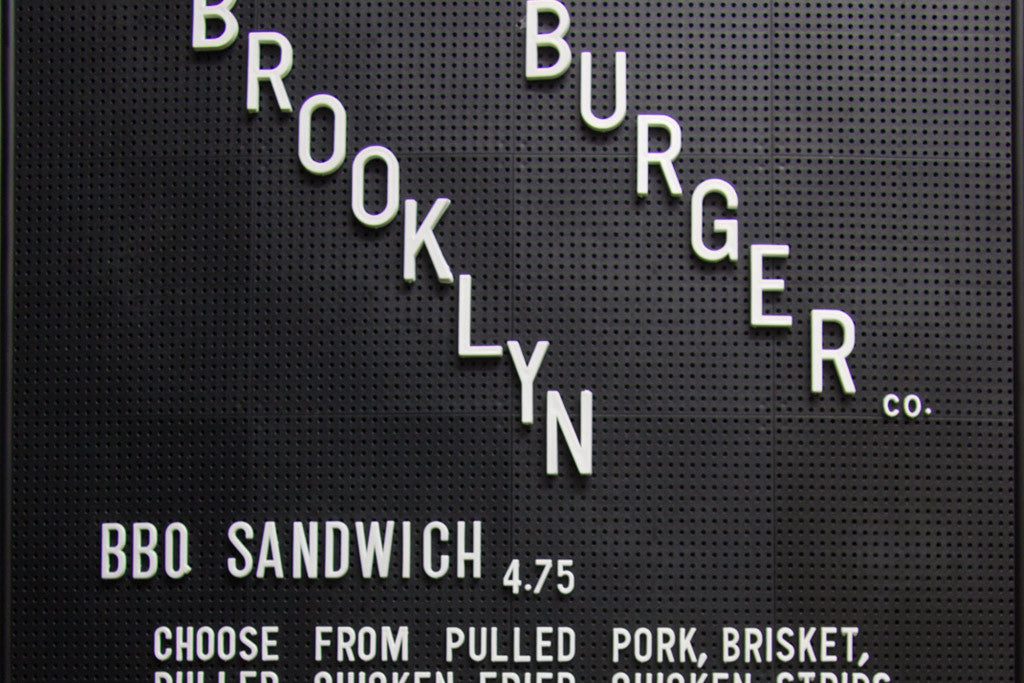 Custom Menu Peg Boards