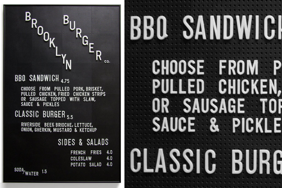 Retro Menu Boards