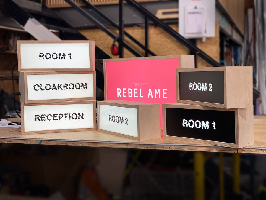 Plywood Light Boxes