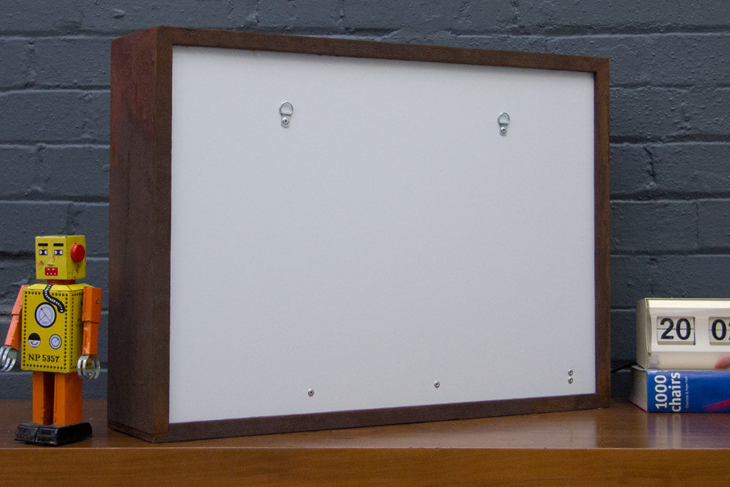Rust Finish Light Box - Upload your own design! - A4