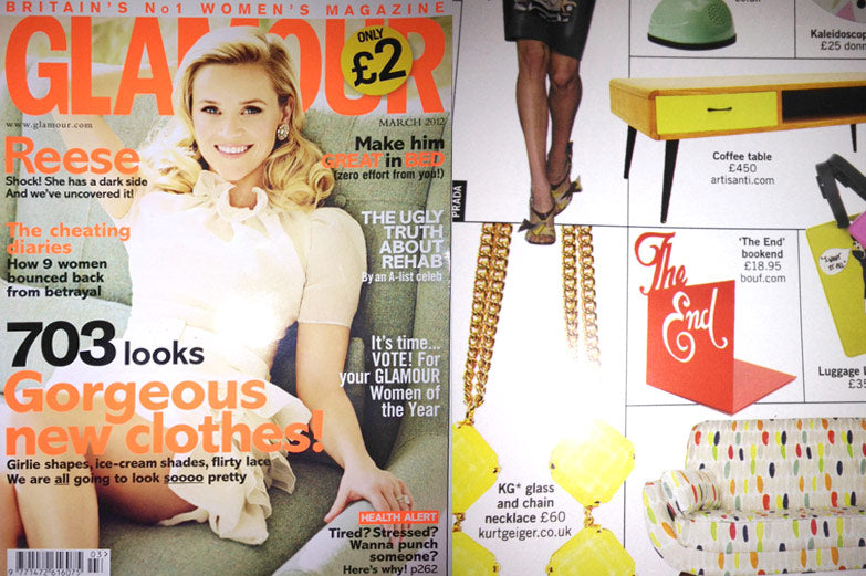 Glamour Magazine Bookend
