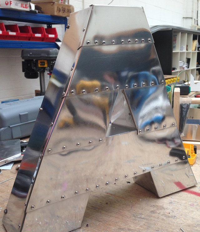 Airstream Aluminum/Riveted letters
