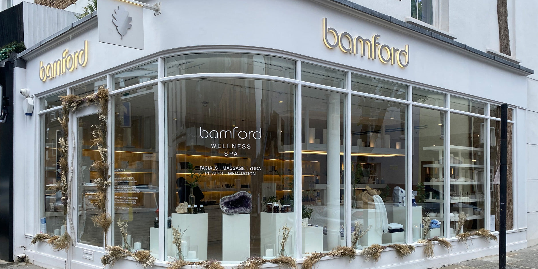 Bamford Wellness Spa Signage