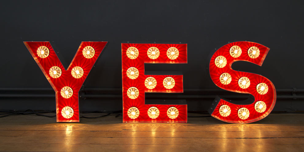 Big Letters YES