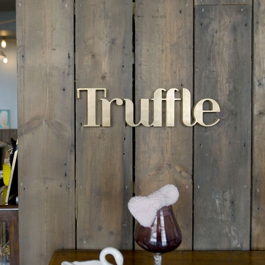 Brass Cut Letters