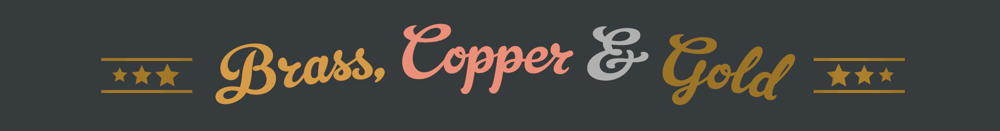 Brass Letters