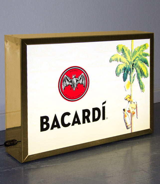 Brass Light Box for Bacardi
