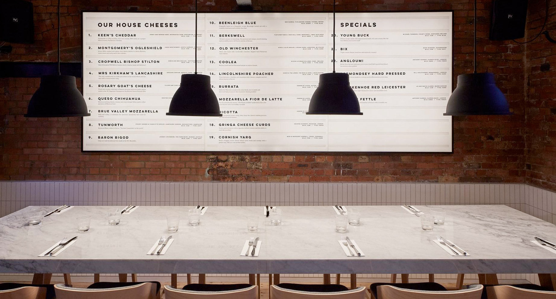 Menu Light Box