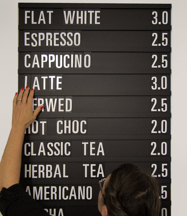 Coffee Menu Board