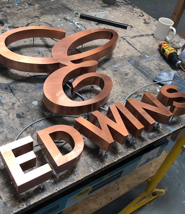 Copper Signage