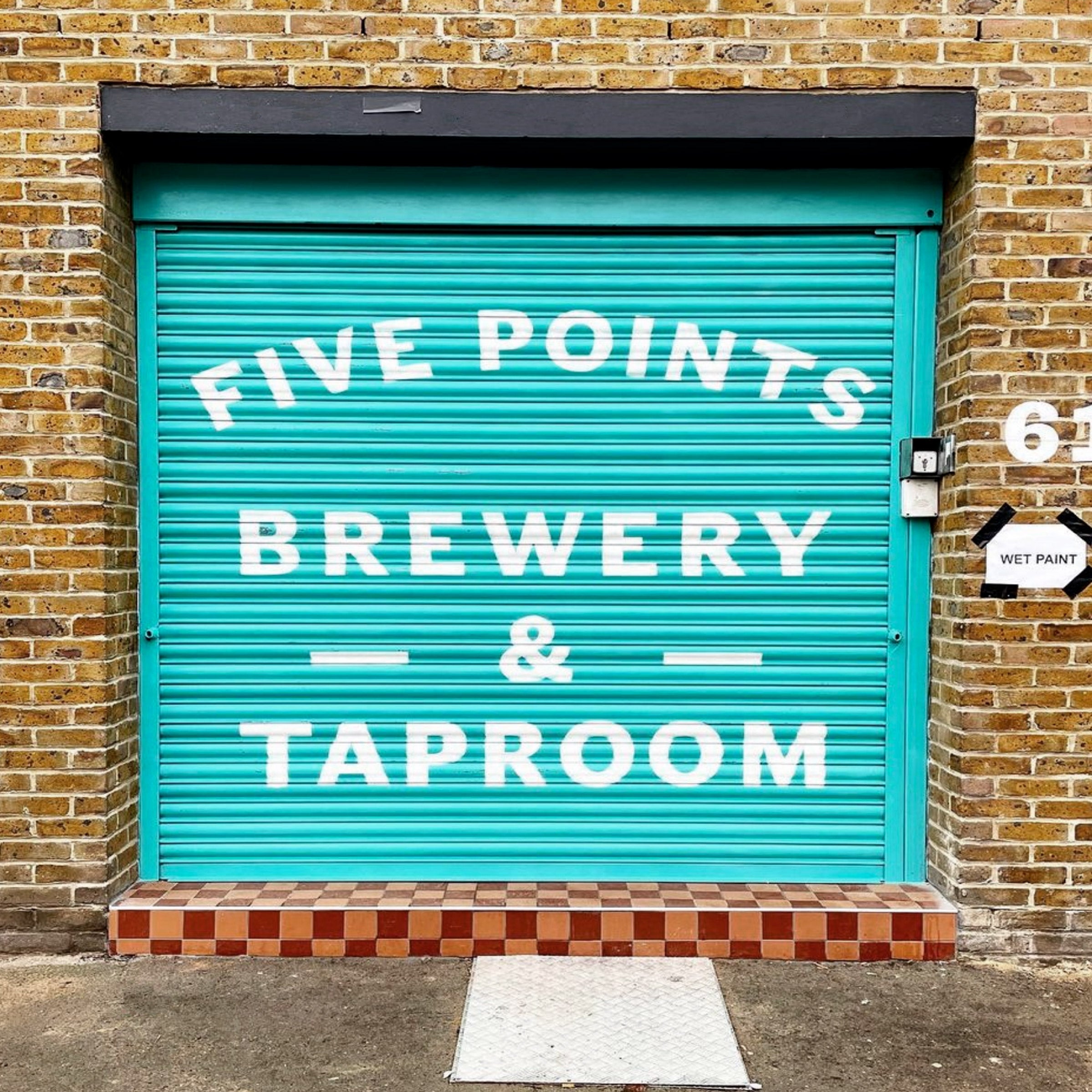 Sign writing shipping container