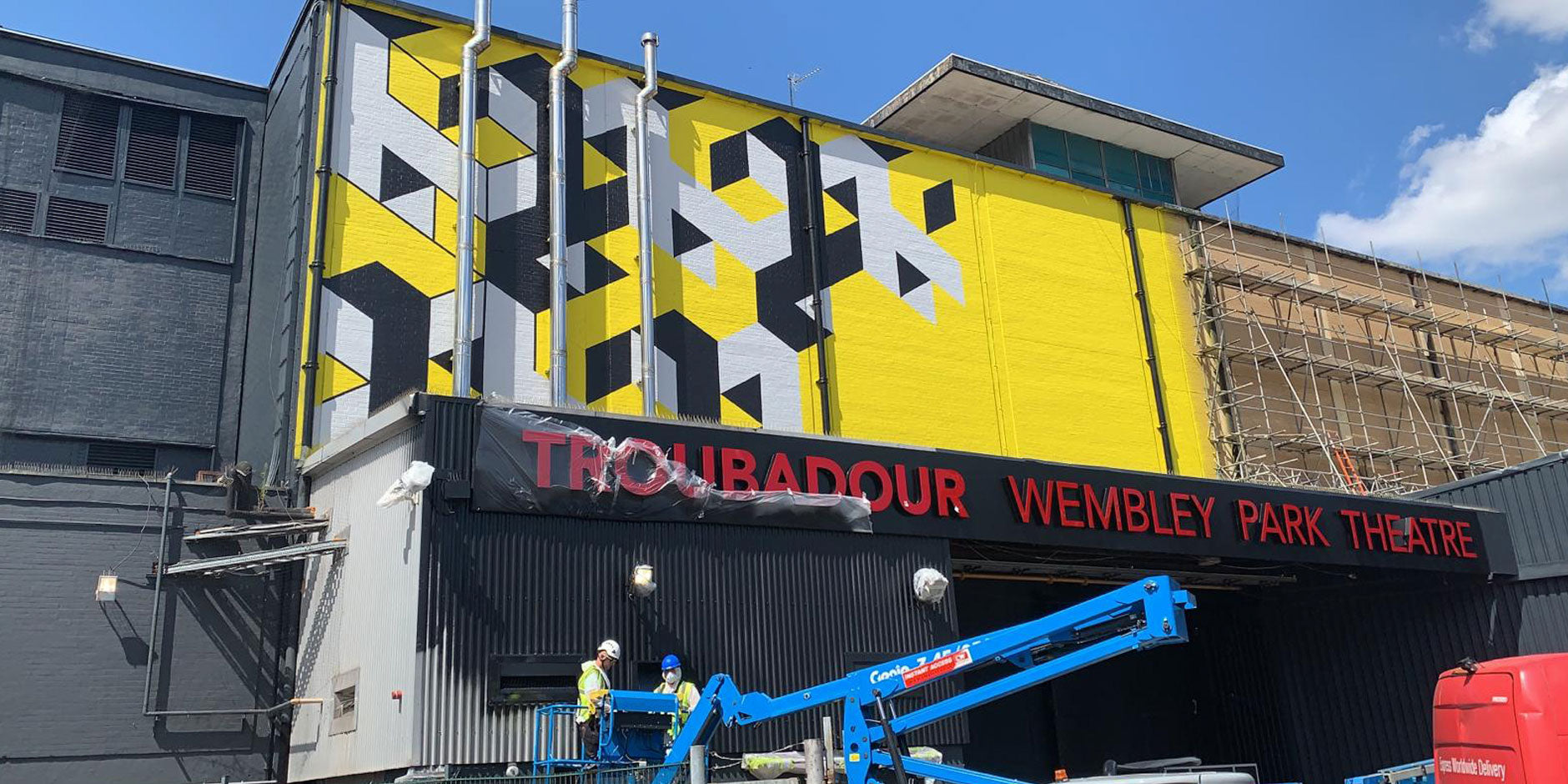 Geometric Wall Mural, london