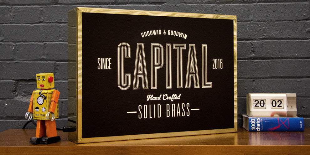 Brass Light Box