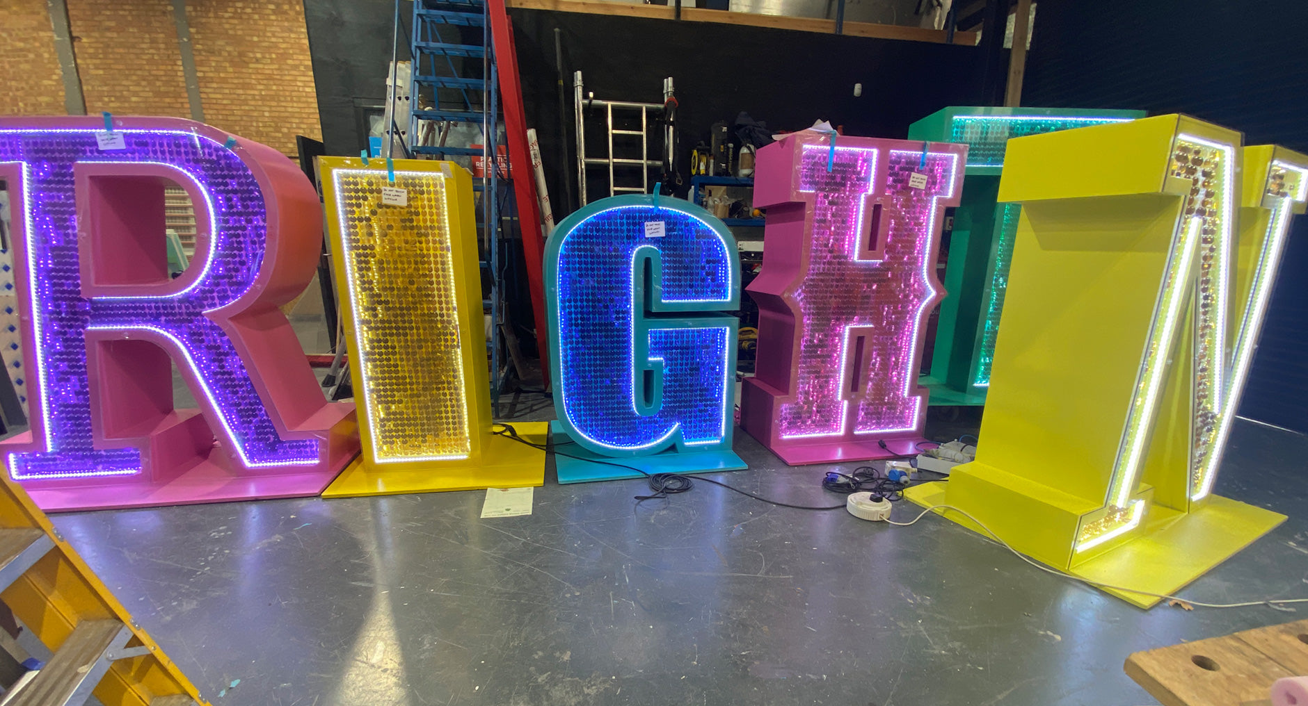 Brighton Illuminated Giant Letters