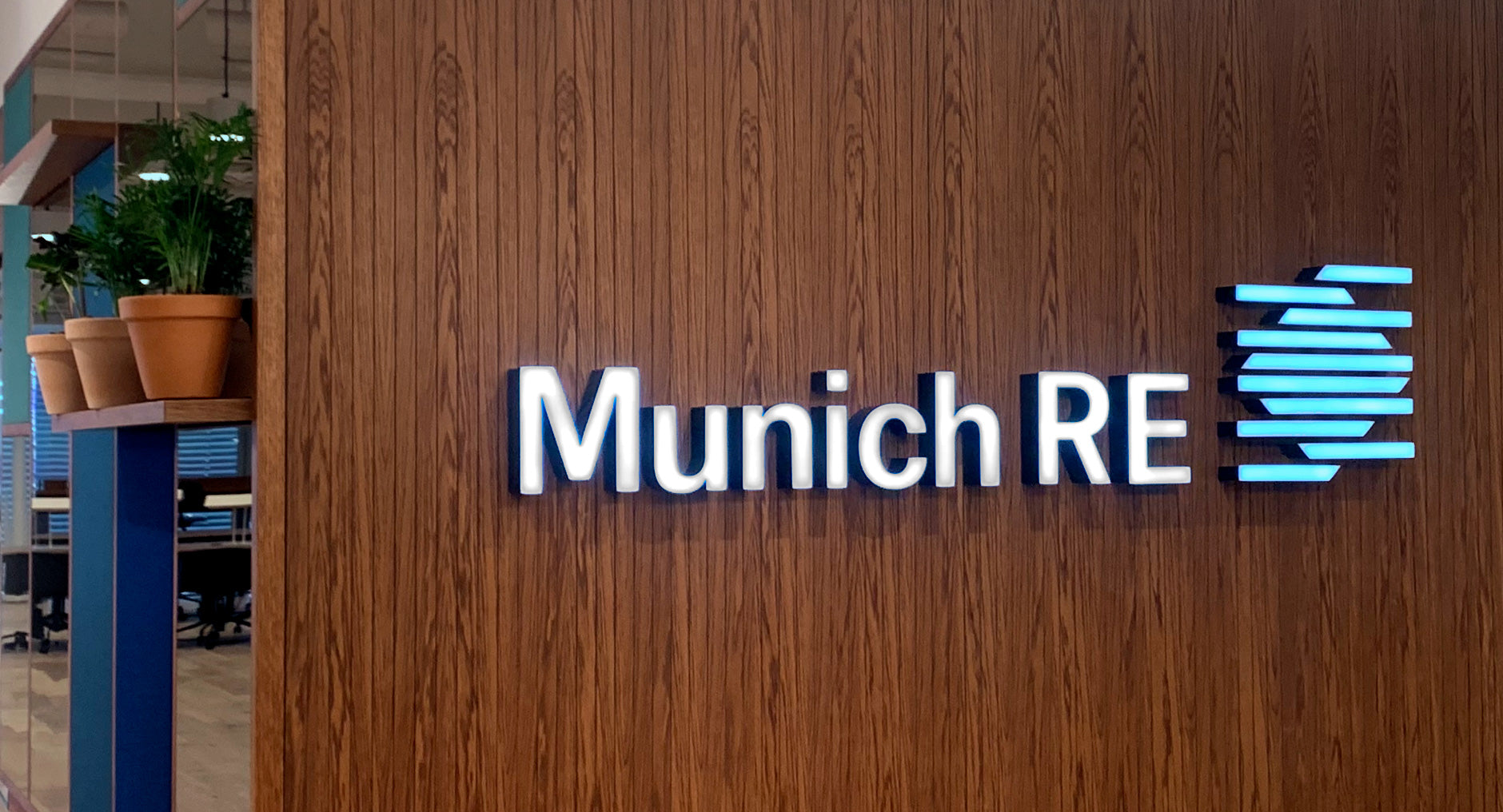 Cool lluminated office sign