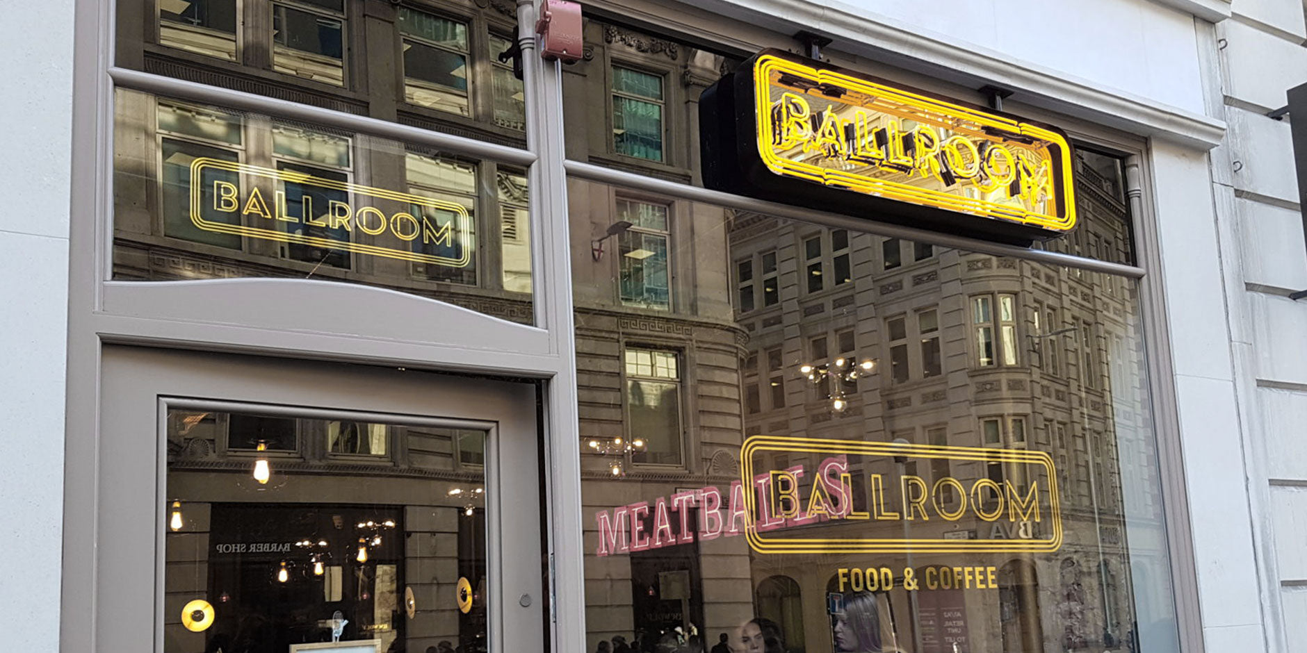 Neon sign restaurant London