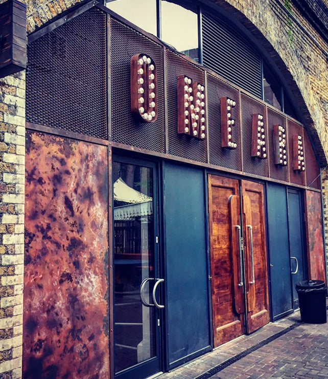 Omeara Theatre London Sign