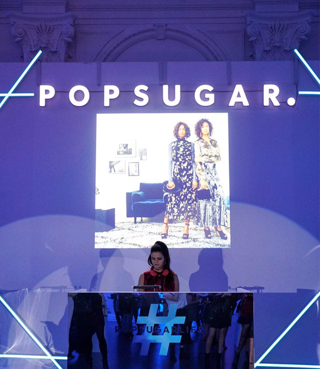 Popsugar LED sign