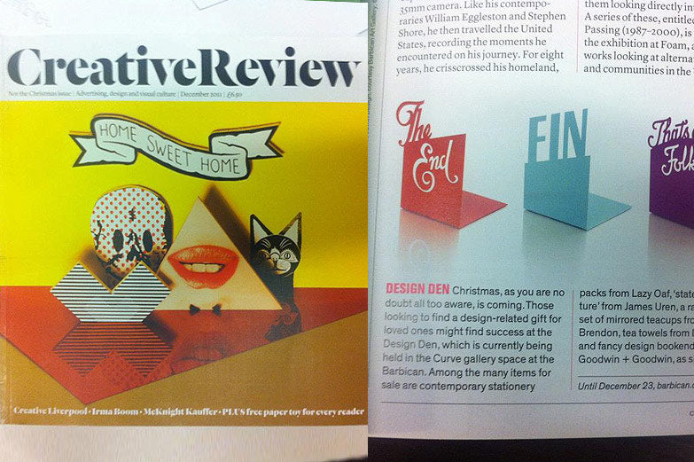 Creative Review Bookends