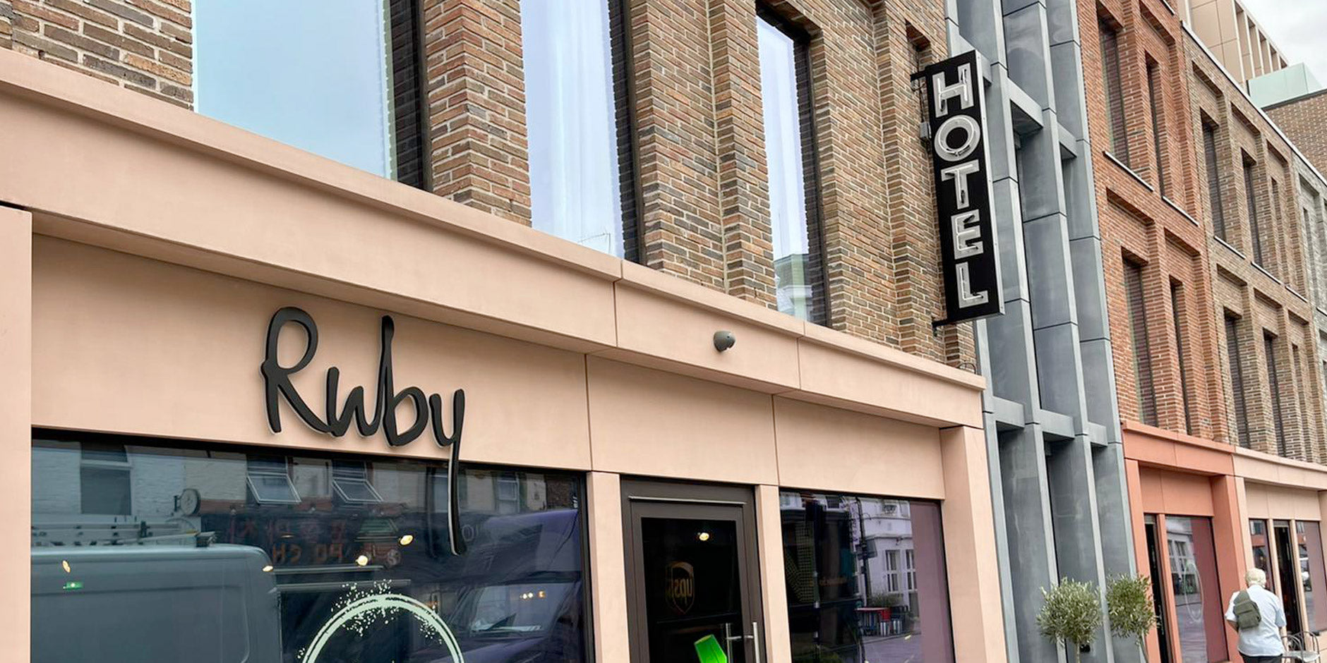 Ruby Hotel Signage